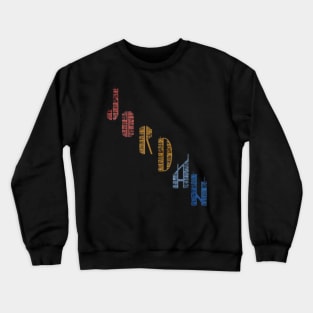 Jordan red yellow blue Crewneck Sweatshirt